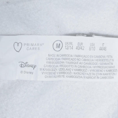 Disney Primark Women White Stitch Hoodie Size 12/14 Pullover