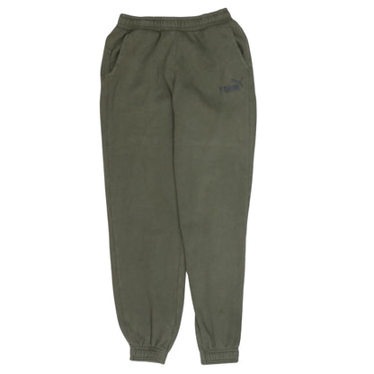 Puma Boys Green Jogger Fleece Sweatpants 15-16 Years Casual Trousers