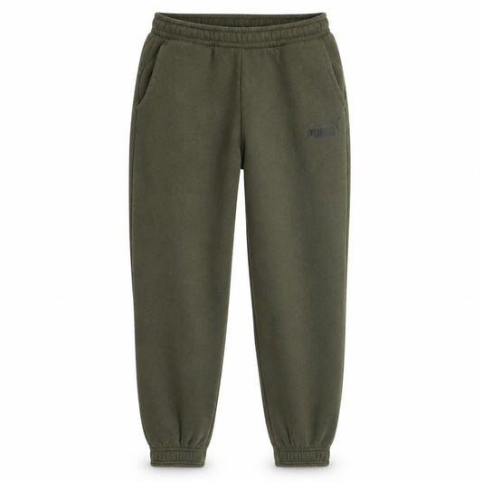 Puma Boys Green Jogger Fleece Sweatpants 15-16 Years Casual Trousers
