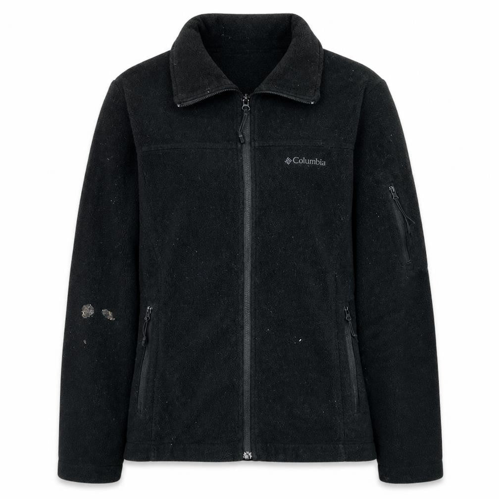Columbia Women's Black Fleece Full Zip Jacket Size S Outdoor Wear