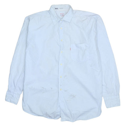 Levi's Men's White XL Button-Up Cotton Casual Shirt