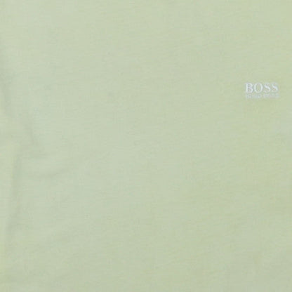 Hugo Boss Womens Yellow Cotton Short Sleeve Basic T-Shirt S