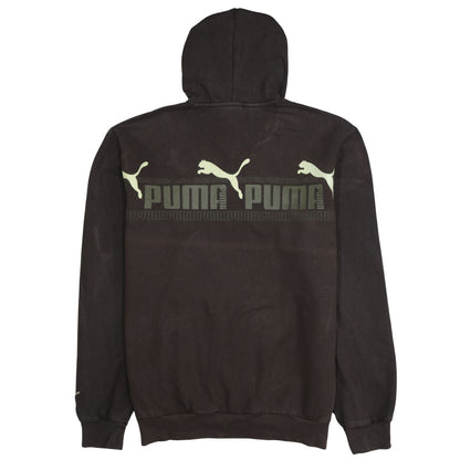 Puma Men's Black M Pullover Hoodie Graphic Logo Sportswear