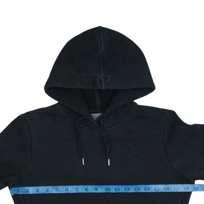 Puma Women's Black Size 10 Pullover Hoodie Cotton Blend Casual