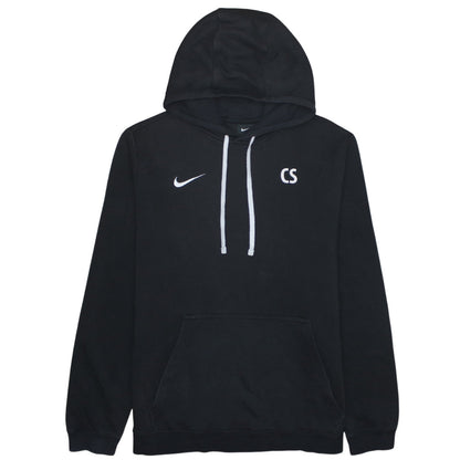 Nike Men’s Black Pullover Hoodie M Embroidered Sports Fleece