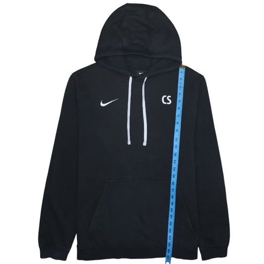 Nike Men’s Black Pullover Hoodie M Embroidered Sports Fleece