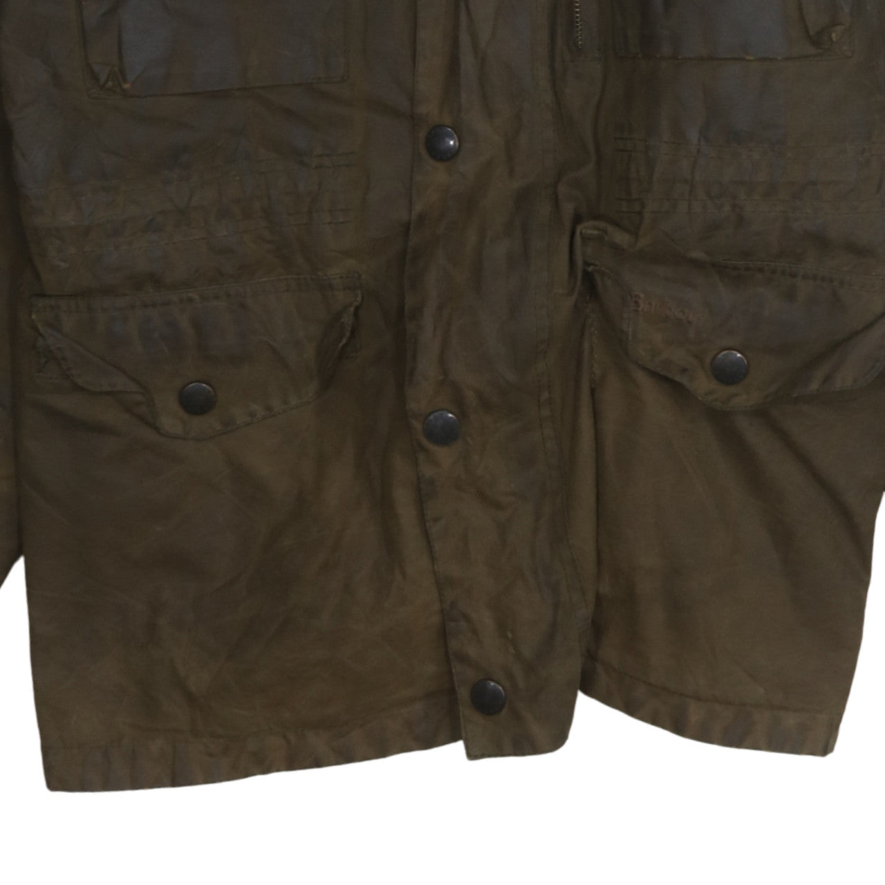 Barbour Men's Brown Waxed Cotton Jacket M Hooded Waterproof Outdoor