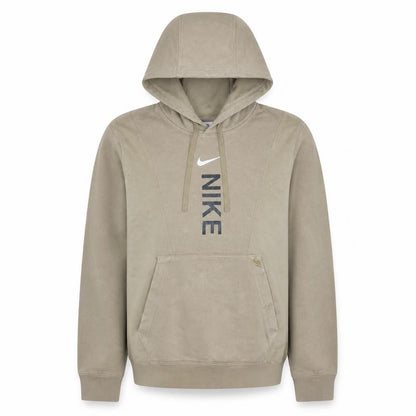 Nike Men's Beige Pullover Hoodie XS Fleece Logo Sportswear