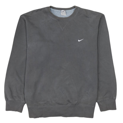 Nike Men's Grey XL Pullover Sweatshirt Crew Neck Regular Fit