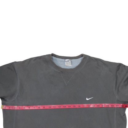 Nike Men's Grey XL Pullover Sweatshirt Crew Neck Regular Fit
