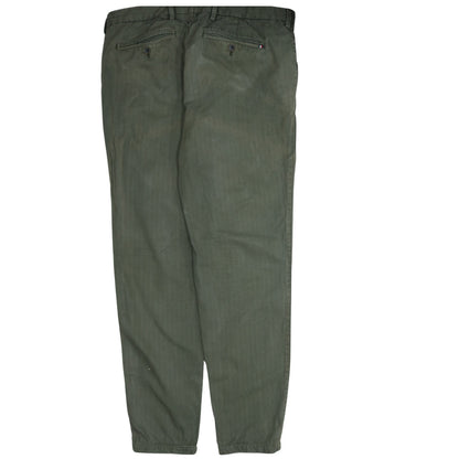Tommy Hilfiger Men's Green Chino Trousers L 36x32 Regular Fit
