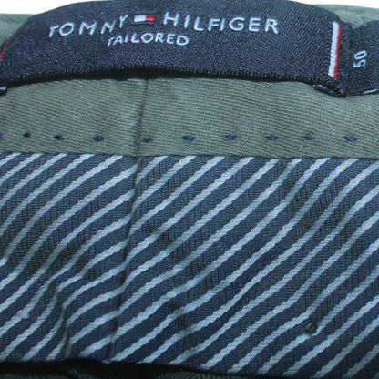 Tommy Hilfiger Men's Green Chino Trousers L 36x32 Regular Fit