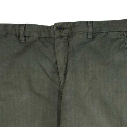 Tommy Hilfiger Men's Green Chino Trousers L 36x32 Regular Fit