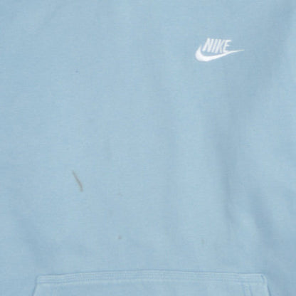 Nike Boys Blue Pullover Hoodie L 147-158cm Cotton Blend Sweatshirt