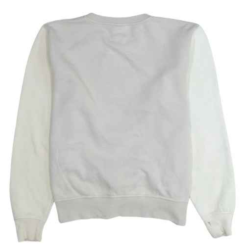 Nike Women Beige XS Loose Fit Crew Neck Sweatshirt