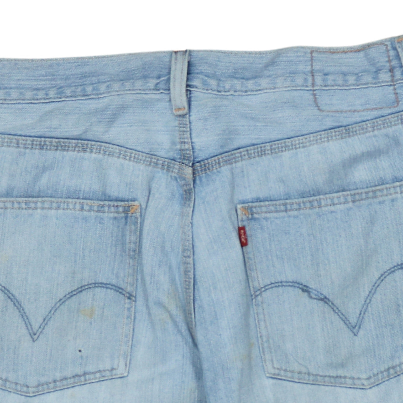 Levi's Men's Blue Denim Carpenter Cargo Shorts W32 Regular Fit