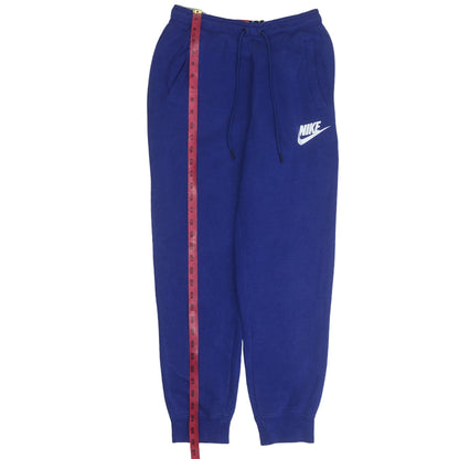 Nike Men Blue Fleece Sweatpants Small Regular Fit Casual