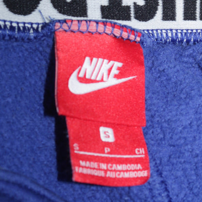 Nike Men Blue Fleece Sweatpants Small Regular Fit Casual