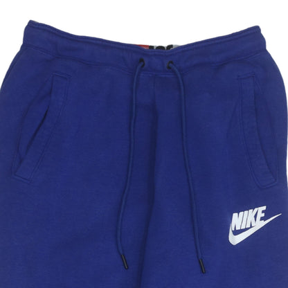 Nike Men Blue Fleece Sweatpants Small Regular Fit Casual