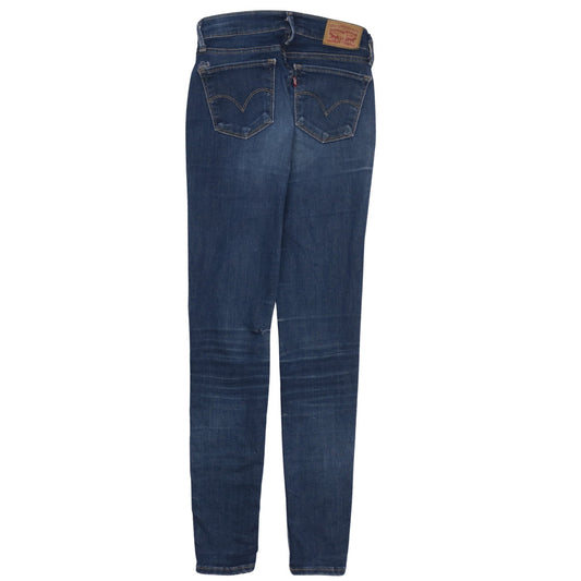 Levi's Women's Blue 710 Super Skinny Jeans Size 25 Mid-Rise Denim