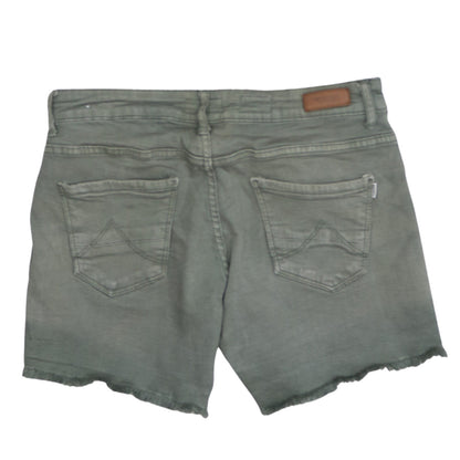 America Today Women’s Green Cut-Off Denim Shorts Size M