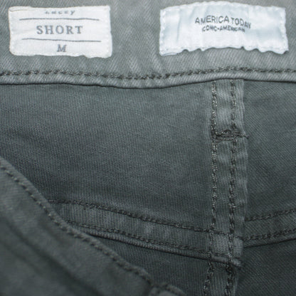 America Today Women’s Green Cut-Off Denim Shorts Size M