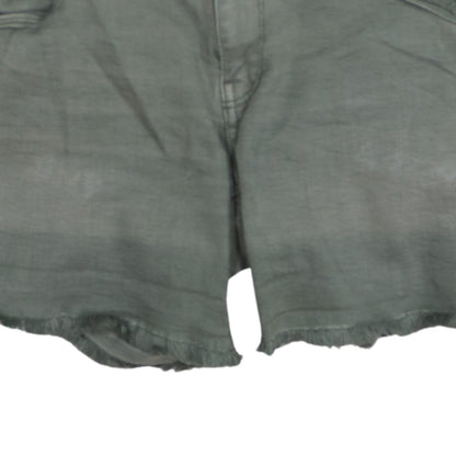 America Today Women’s Green Cut-Off Denim Shorts Size M