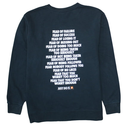 Nike Men's Black Just Do It Pullover Sweatshirt Size S