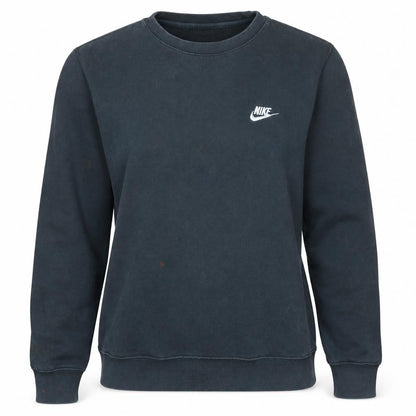 Nike Women's Black Small Pullover Sweatshirt Crew Neck Logo