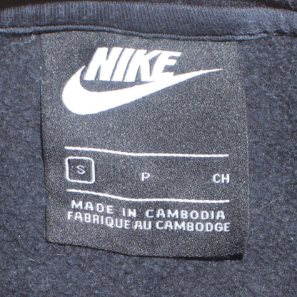 Nike Women's Black Small Pullover Sweatshirt Crew Neck Logo