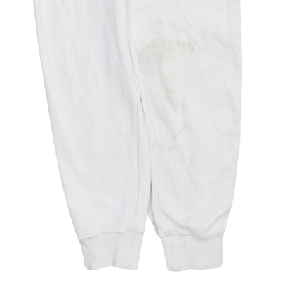 Nike Men's White XS Jogger Sweatpants with Red Logo