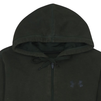 Under Armour Men’s Green Full Zip Hoodie S Coldgear Sportswear