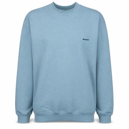 Reebok Mens Blue Crew Neck Pullover Sweatshirt Size S