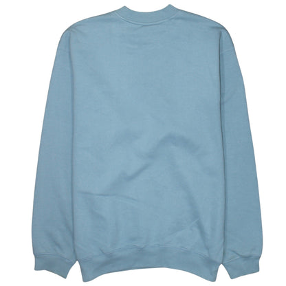 Reebok Mens Blue Crew Neck Pullover Sweatshirt Size S