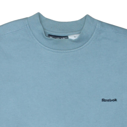 Reebok Mens Blue Crew Neck Pullover Sweatshirt Size S