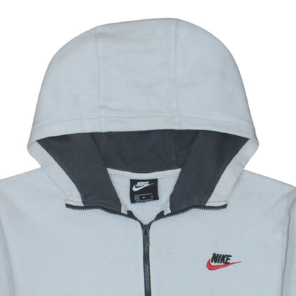 Nike Men's Grey 1/2 Zip Hoodie Size M Fleece Pullover Sweatshirt