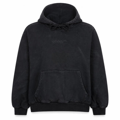 Adidas Women's Black Size 10 Pullover Hoodie with Logo and Pockets
