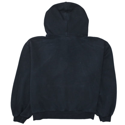 Adidas Women's Black Size 10 Pullover Hoodie with Logo and Pockets