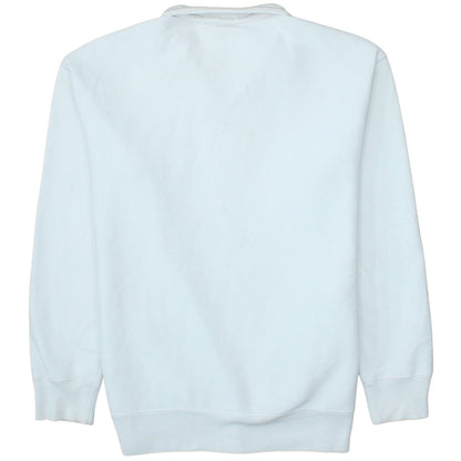 Champion Men's White 1/4 Zip Fleece Sweatshirt Medium