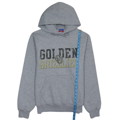 Champion Men’s Grey Pullover Hoodie M Golden Grizzlies Fleece