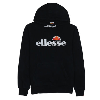 Ellesse Womens Black Pullover Hoodie Size L Cotton Blend