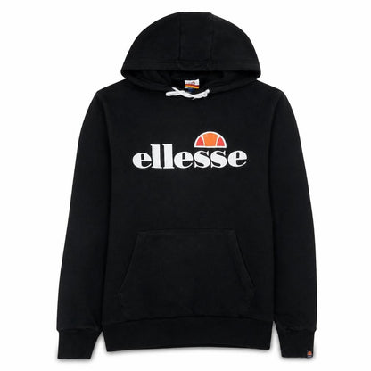 Ellesse Womens Black Pullover Hoodie Size L Cotton Blend