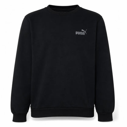 Puma Men's Black Regular Fit Crew Neck Pullover Sweatshirt M