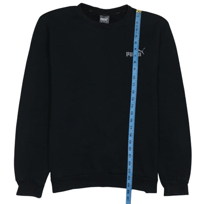 Puma Men's Black Regular Fit Crew Neck Pullover Sweatshirt M