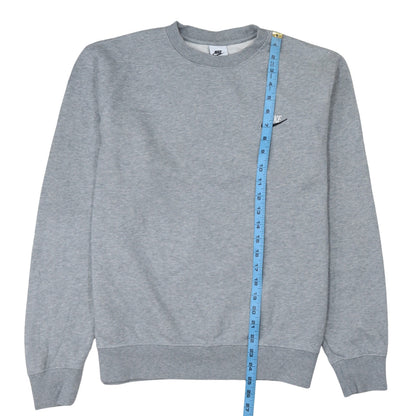 Nike Men's Grey Crew Neck Sweatshirt M Regular Fit Pullover