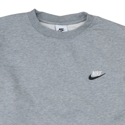 Nike Men's Grey Crew Neck Sweatshirt M Regular Fit Pullover