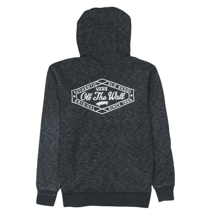 Vans Mens Grey Pullover Hoodie XS Off The Wall Logo Skate Streetwear