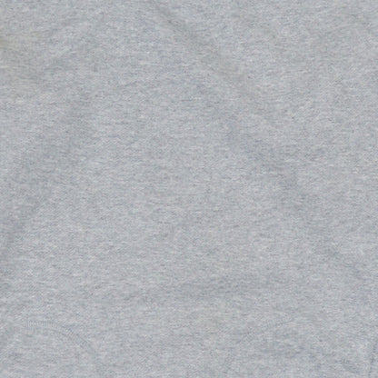 Adidas Men's Grey Crew Neck Pullover Sweatshirt Size M Regular Fit