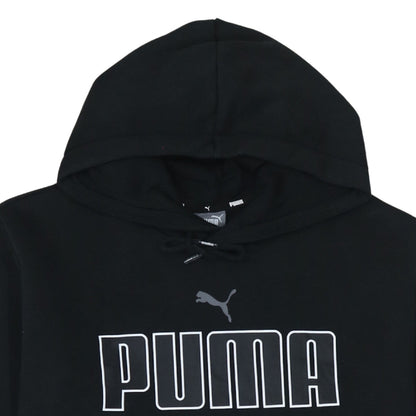 Puma Men Black Pullover Graphic Hoodie Medium
