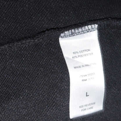 Champion Men's Black L Pullover Sweatshirt Crew Neck Embroidered Logo